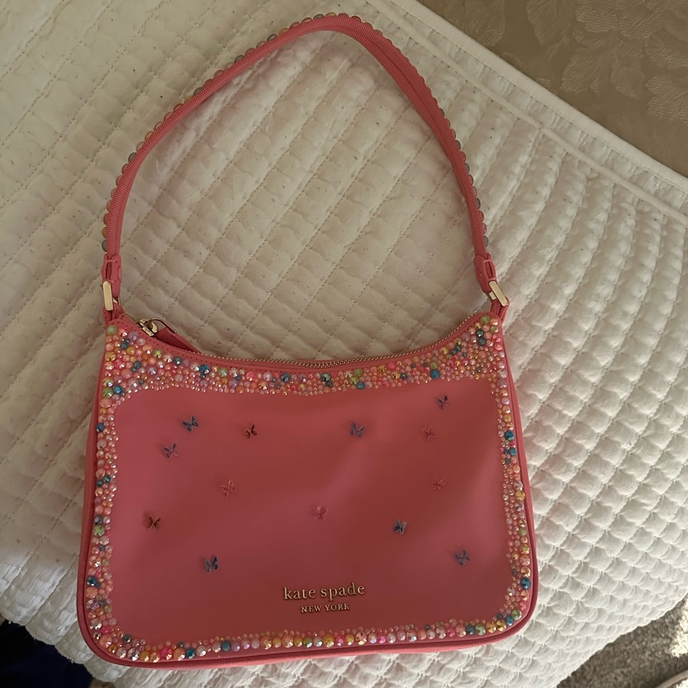 Custom Beaded Kate Spade Bag - Picture 7 of 8